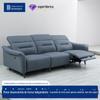 Italiano Minimalista Funcional Sofá de Couro Sala de Estar Minimalista Três Assentos Elétrico Camada de Cabeça Cowhide Combinação de Sofá Funcional