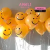 Globos Decorativos Amarillos Limón de 12 Pulgadas para Cumpleaños Infantiles, Fiestas de Jardín de Infancia, Eventos, Decoraciones Festivas, Globos al por Mayor