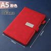 Caderno A5 Espessurado com Fivela e Logotipo Personalizado, Livro de Atas de Reunião, Caderno de Estudante, Bloco de Notas para Escritório, Caixa de Presente