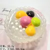 Accesorios de Resina para Comida y Juego, Estilo Celebridad de Internet, Imanes para Refrigerador Hechos a Mano DIY de Polvo de Hielo de Agua Azucarada, Adornos 3D, Decoraciones para el Hogar