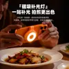 Luz Noturna Magnética Transfronteiriça Luz de Leitura com Proteção para os Olhos Aprendizado Luz de Preenchimento para Selfie Multifuncional Luz Noturna Fria para Cabeceira de Dormitório