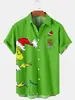 Camisa Masculina 3D Transfronteiriça Estação Independente Série Mais Vendida Estampa Digital 3D Camisa Havaiana Masculina