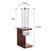 Buffet transfronterizo asiento de madera cortador de trigo dispensador de grano de avena almacenamiento de granos enteros separador tanque de almacenamiento