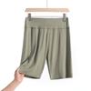 Calças de tubarão de algodão de três bits femininas verão fino exterior desgaste leggings barriga-levantamento quadril segurança anti-luz yoga shorts
