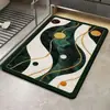 Felpudo Geométrico Nórdico Transfronterizo para Baño de Tierra de Diatomeas Absorbente de Agua Antideslizante Fácil de Cuidar Entrada Felpudo