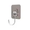 Gancho con Adhesivo Fuerte Adhesivo de Pared, Gancho Transparente sin Rastro para Trabajo Pesado, Gancho Adhesivo sin Perforación