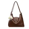 Bolso Bandolera de Moda para Mujer Bolso Tote de Gran Capacidad Bolso Bandolera Retro de Alta Calidad Hombro Único/Doble Versátil para Viajes Diarios