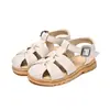 Sandalias para Niñas 2026 Verano Nuevo Estilo Niña Pequeña Punta Cerrada Suela Suave Antideslizantes para Estudiantes de Primaria Cómodas Transpirables Zapatos de Princesa