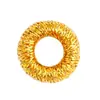 Círculo de Alambre Dorado Sin Rastro Seiko Círculo de Bobinado Completo Círculo Completo Accesorios para Joyería DIY Diámetro Interior 3mm Círculo de Tirón Bobina de Cuentas