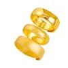 Mismo Estilo que el Anillo Sencillo Ajustable Estilo Chino Nuevo con Patrón de Loto Dorado Arena de la Tienda Puzuo Gold para Dedo Índice para Hombres y Mujeres