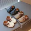 Zapatos de piel para niñas de 3 a 6 años, zapatos Mary Jane para primavera y otoño, zapatos de princesa para bebé, zapatos individuales para niños pequeños, zapatos infantiles de moda con bloques de color