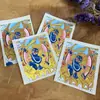 Xizang Rekong Nepal Vajra Mahavairocana Pintado à Mão Puro Retrato Thangka Tamanho Carteira 4*5