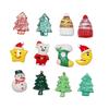 2026 Novos Acessórios para Árvore de Natal Resina Acessórios de Natal DIY Grampos de Cabelo DIY Presilhas de Cabelo de Natal Atacado Transfronteiriço