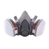 Fornecimento transfronteiriço de 6200 máscaras de gás para pintura, proteção química, proteção contra formaldeído e poeira, máscaras de gás com carvão ativado, protetores faciais