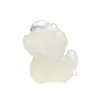 Colgante Pequeño de Caballo de Ágata Natural Chalcedony Blanco Congelado Lichi Buena Suerte Atrae Dinero Caballo del Zodiaco Colgante de Jade Pequeño Encanto para el Año de Nacimiento