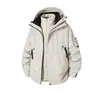 Chaqueta Exterior Estilo Luo Jia para Hombres y Mujeres, Forro de Polar 3 en 1, Chaqueta Impermeable de Montañismo, Compra Grupal de Empresa