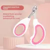 Cortador de Unhas Específico para Gatos Transfronteiriço com Furo Redondo, Pequeno Cortador de Unhas de Aço Inoxidável para Animais de Estimação, Tesoura de Unhas para Cachorro, Suprimentos para Animais de Estimação