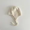Chapéus de Bebê Coreanos Yipan Outono e Inverno 2026 Novo Estilo Ins Bebê Inverno Chapéu de Tricô com Acabamento de Renda Atacado