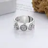 Anillo Ábaco Étnico Retro Chapado en Plata para Hombres y Mujeres Diseño de Nicho Abierto Moda Creativa Dedo Índice Venta Directa de Fábrica