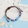 Pulsera de cerámica de Jingdezhen, nueva y que no se decolora, para estudiantes mujeres, pulsera de cuentas de estilo antiguo, pulsera de cerámica fresca y moderna