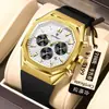 Reloj Suizo de Lujo Multifuncional para Hombre con Seis Manecillas y Esfera Grande, Modelo Popular de Comercio Exterior, Disponible para Dropshipping