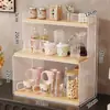 Estante de Almacenamiento de Escritorio Organizador Multifuncional en Capas para Encimera de Cocina Estante para Tazas de Café