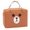 Bolsa de viaje de fieltro, bolsa de equipaje, bolsa de viaje de dibujos animados, gran capacidad, linda bolsa de lona para niños, bolso de mano, bolsa de viaje