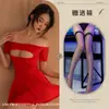 Lencería sexy, pijama sexy con transparencias, tentación uniforme, camisón sin extracción, conjunto de deseo ardiente y puro 484