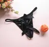 Fornecedor Atacadista de Fabricantes de Roupa Íntima Tanga Feminina Sexy com Laço Aberta Respirável Confortável 6840