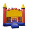 Proyecto Transfronterizo Castillo Inflable para Niños Trampolín Cuadrado Trampolín Equipo de Diversión para Interiores y Exteriores Castillo Travieso Tobogán