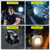 Luz de camping todoterreno LED luz fuerte portátil reparación emergencia succión magnética atenuación continua pantalla de energía inteligente luz de trabajo