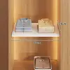 Divisórias de Roupeiro em Camadas Artefato de Armazenamento Retrátil para Casa Prateleira em Camadas Partição Interna de Guarda-Roupa Placa Organizadora de Armazenamento
