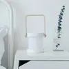 1 Juego de Blanco ABS+PC+Madera+Hierro Galvanizado DC5V Lámpara Linterna LED Plegable Creativa Protección Ocular Mesa