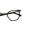 Gafas Danyang 3472 Versión de Gama Alta para Caras Cuadradas y Redondas, Montura Ovalada, Montura Negra Retro para Mujer, Se Puede Personalizar con Lentes Graduadas 54