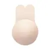 Almofadas para Sutiã para Levantar e Reunir, Silicone Adesivo Invisível Sem Costura, Anti-Queda para Seios Grandes, Protetores de Mamilo Orelha de Coelho, Anti-Exposição, Ultrafino