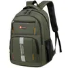 Mochila casual à prova d'água, bolsa escolar masculina de grande capacidade, bolsa de viagem multi-bolsos em tecido Oxford, direto da fábrica