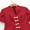 Roupa nova de outono estilo europeu e americano para mulheres, top camisa elegante e versátil de botões, manga curta, corte justo