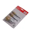 Kit Mini Caneta Escova de Aço Inoxidável Transfronteiriço Tipo Caneta com Cabo, Conjunto de Três Escovas Pequenas de Cobre para Polimento e Remoção de Ferrugem Atacado