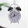 Reloj Despertador de Doble Campana Súper Ruidoso de 4 Pulgadas con Esfera Creativa y Única, Clásico Reloj de Escritorio Despertador Silencioso para Estudiantes Gh823