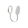 Exquisito material DIY personalidad espiral antimosquitos clip para oreja retro fresco simple clip para oreja versátil sin agujero en la oreja Damas