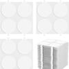 Pegatinas adhesivas de acrílico de doble cara troqueladas con diseño de lunares y asa de Amazon, sin costuras, de alta adherencia, fáciles de rasgar y con forma de sobre.