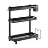 Estante de Almacenamiento de Cocina Moderno Minimalista Personalizado, Estante de Almacenamiento Multicapa de Pie sin Instalación, Estante para Almacenamiento de Botellas de Condimento