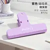 Nuevo clip magnético de cola larga para cuenta manual color macarrón plástico clip magnético para cuenta manual columpio estudiante Clip para facturas y papeles de examen