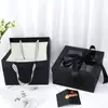 Caja de Regalo Transparente Cuadrada con Flores de Jabón para Cigarrillos Caja de Regalo para el Día de San Valentín Caja de Empaque de Regalo de Rosas Caja Creativa de Recuerdo para Llevar