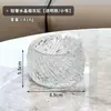 Cenicero estilo lujo para uso en el hogar y negocios, alto valor estético, hecho de vidrio, resistente a la suciedad, elegante y creativo, gran capacidad, adecuado para uso en oficina
