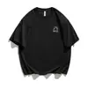 Camiseta de Verano de Manga Corta Edición Especial Fairwhale Marca Nueva 2026 para Hombres y Mujeres, Estilo Hong Kong, Corte Holgado, Estampado de Letras, Cuello Redondo Japonés
