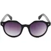 Gafas de Sol Redondas con Marco de Uña de Arroz, Versátiles de Nuevo Estilo, Película Retro del Océano, Gafas de Sol Personalizadas, Modernas para Hombres y Mujeres, Gafas de Sol Populares