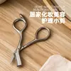 Tijeras de acero inoxidable para recortar cejas con peine, transfronterizas, diseñadas para mujeres, con un peine posicionador, y disponibles para fabricación personalizada