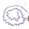 Pétalos de agujero de Panax notoginseng keshi perla de agua dulce natural collar DIY cadena de clavícula productos semiacabados material de accesorios