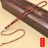Juguete de Cuerda de Mano Tejido a Mano Lanyard para Cintura Cordón de Colores Accesorios de Cuerda para Mango DIY Cuentas Redondas Blanco Jade Cuerda Redonda